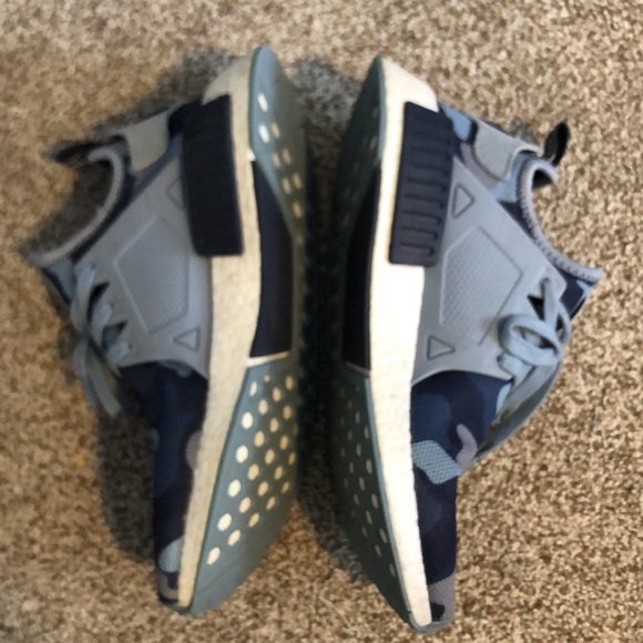 blue camo RX1 NMD